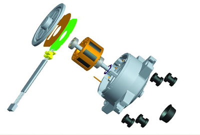 凯邦电机研发的直流无刷电机系列包括铁壳系列和塑封