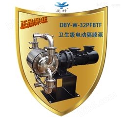DBY-W-32PFBTF卫生型电动双隔膜泵