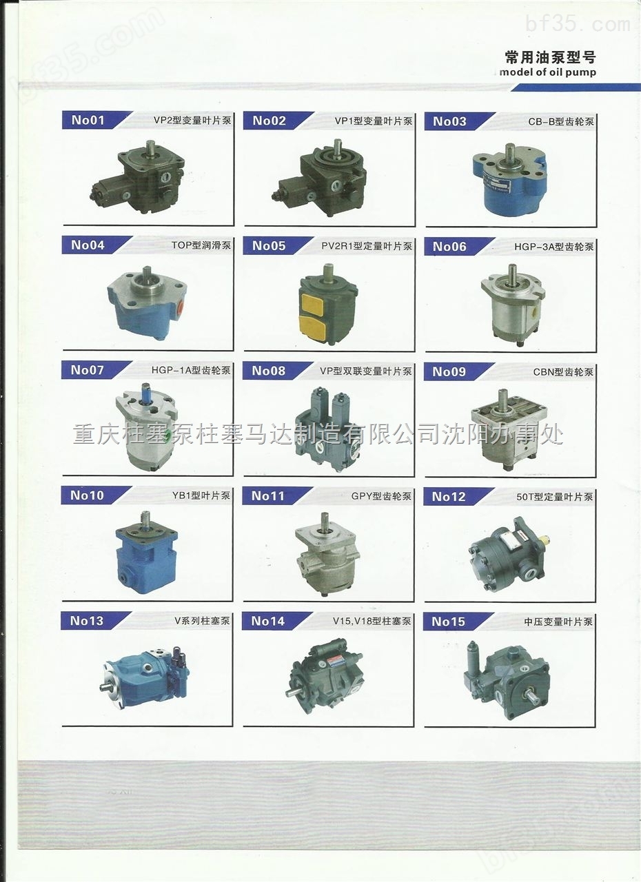 V15A1R（L）BS/V15A2R（L）BS/V15A3R（L）BS/V15A4R（L）BS系列泵