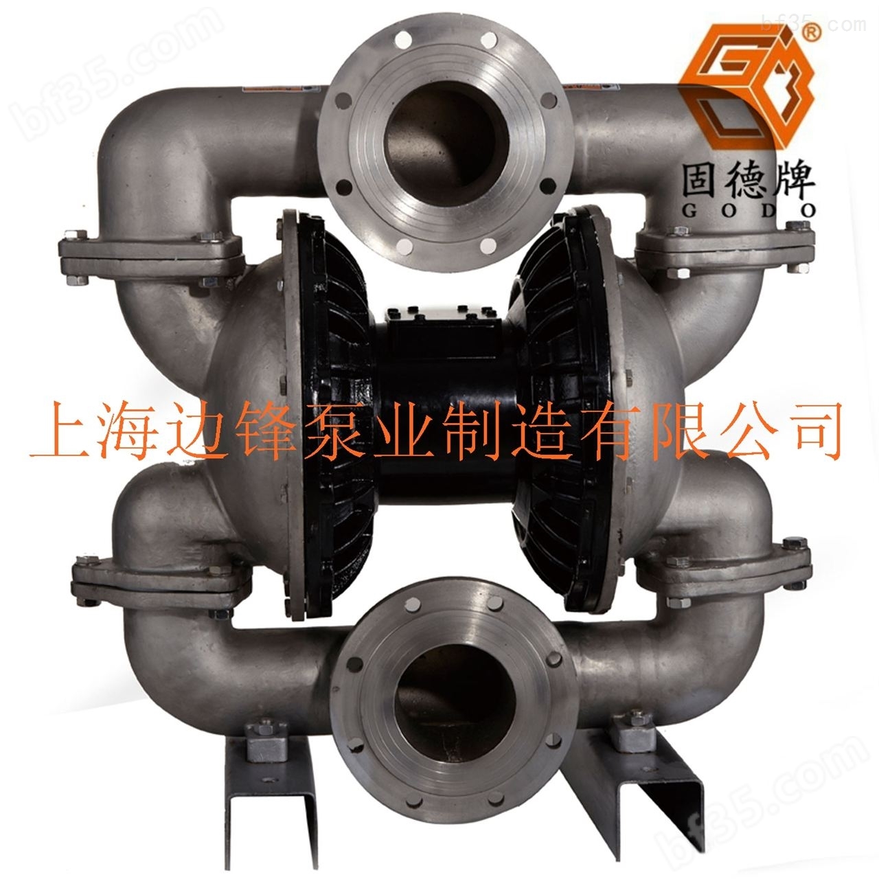 DN80或DN100铝合金材质气动隔膜泵