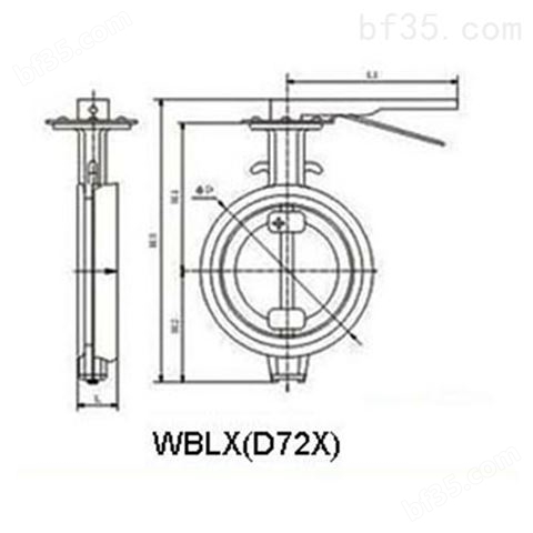 WBLX（D72X） 对夹式单偏心软密封蝶阀
