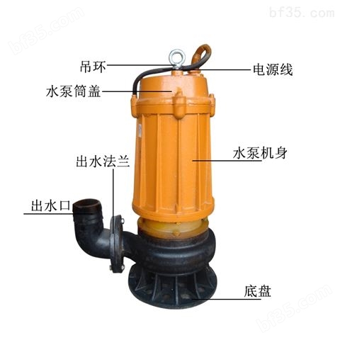 污物杂质潜污泵铸铁水泵