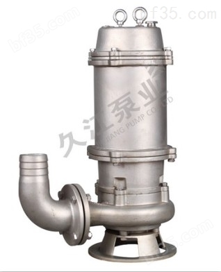 * QWP不锈钢潜水排污泵 DN200 8寸无堵塞污水提升泵