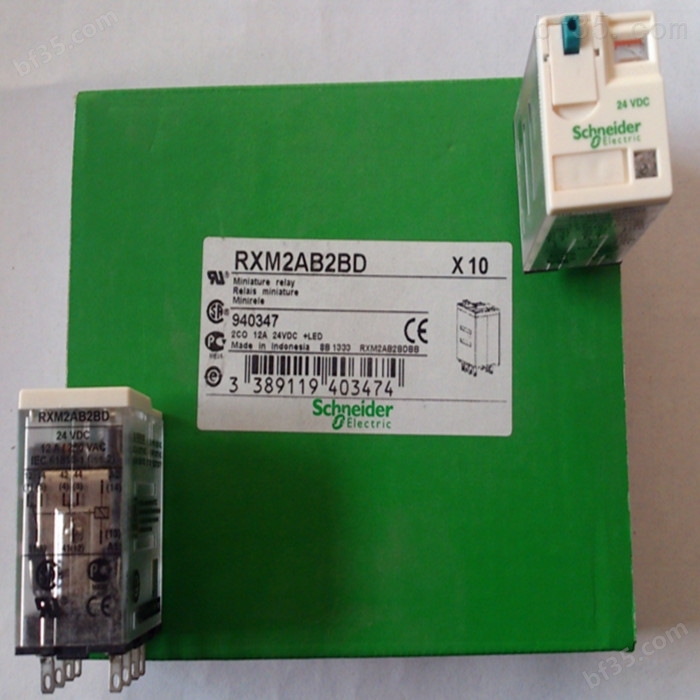 施耐德小型继电器RXM4AB2E7